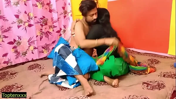 Indian hot randi bhabhi suddenly comes and fucked her at romantic style! With Clear Hindi audio